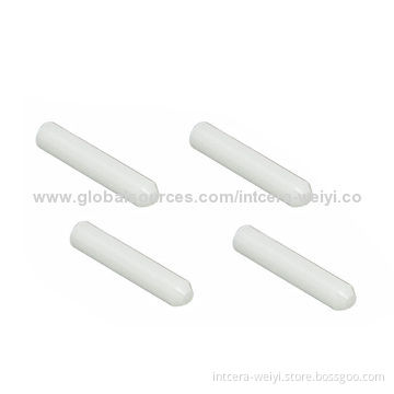 Zirconia Ceramic Ferrules with Flange, High-precision for Concentricity, ID and OD